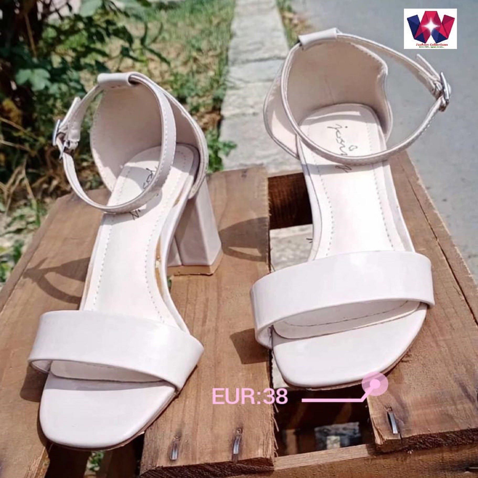 Women's Elegant Block Heel Ankle Strap Sandals