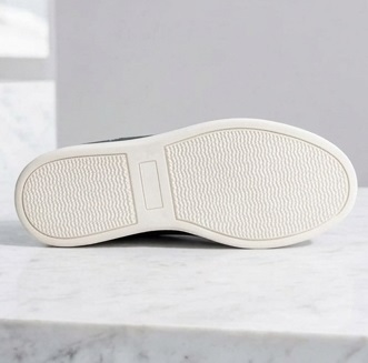 Cross-Embroidered Leather Oxford Sneakers - Image 7
