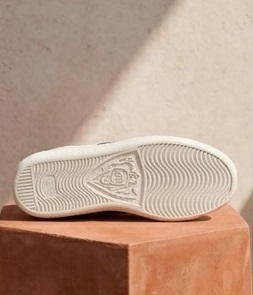 Embroidered Feline Web Leather Low-Top Sneakers - Image 8