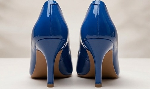 Glossy Patent Pointed-Toe Pumps - Image 3