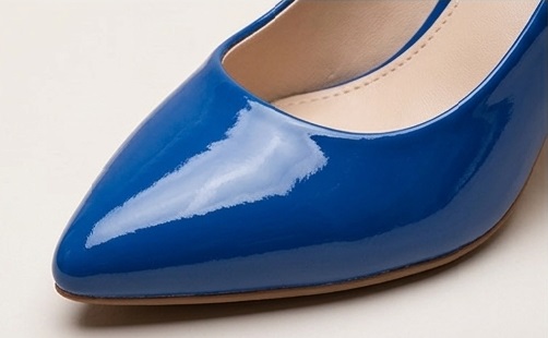 Glossy Patent Pointed-Toe Pumps - Image 5