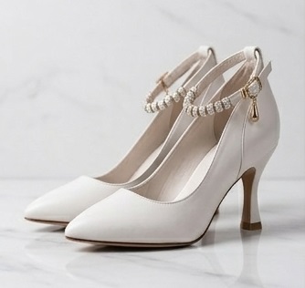 Embellished Crystal Ankle-Strap Pointed-Toe Pumps - Image 2