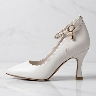 Embellished Crystal Ankle-Strap Pointed-Toe Pumps - Image 3