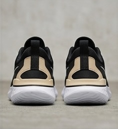 Black Cushioned Lace-Up Running Sneakers - Image 3