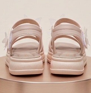 3D Butterfly Applique Platform Sandals - Image 8