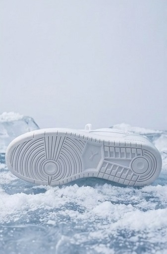 Classic All-White Lace-Up Casual Sneakers - Image 5