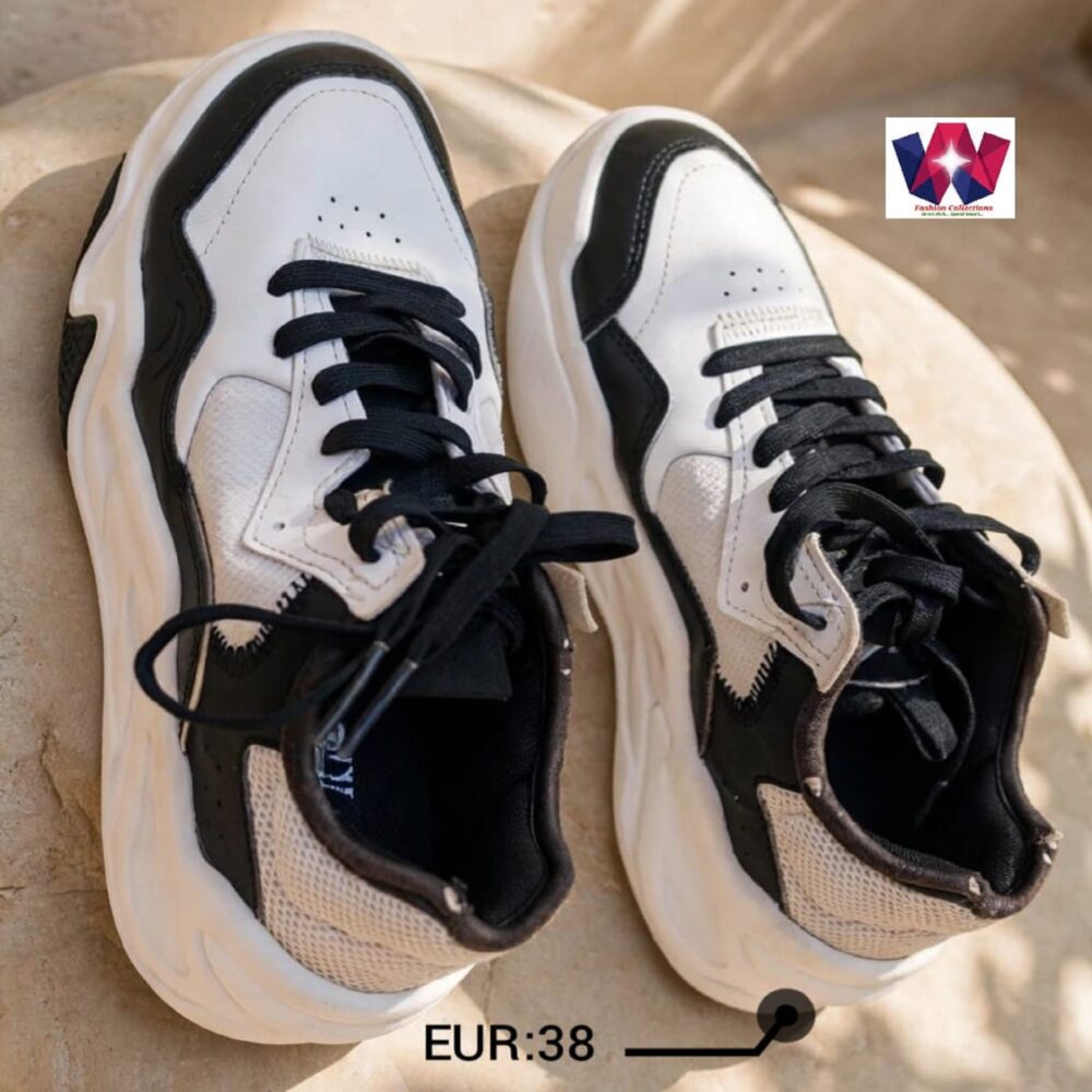 Retro Colorblock Chunky Platform Sneakers