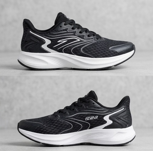 Black Lightweight Performance Running Sneakers - Image 2