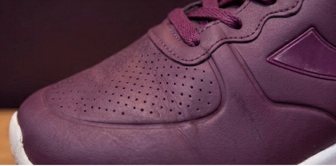 Burgundy Lightweight Lace-Up Athletic Sneakers - Image 5