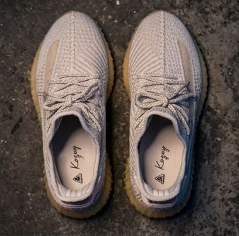 Light Grey Breathable Knit Lace-Up Running Sneakers - Image 2