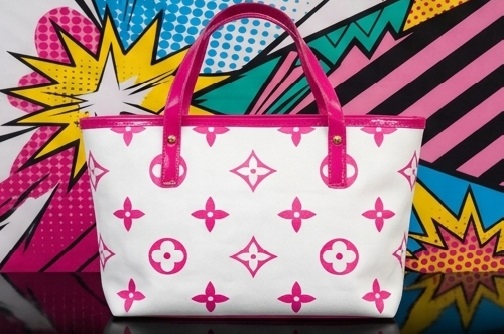 Pink & White Floral Print Tote Bag with Matching Pouch - Image 3