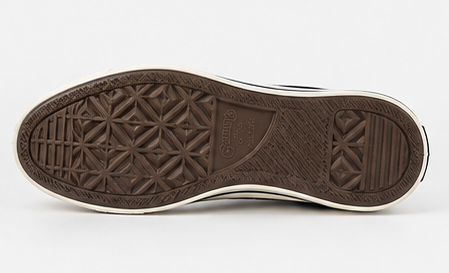 Black & White High-Top Canvas Sneakers - Image 5