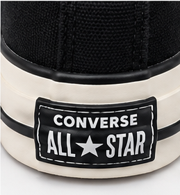 Black & White High-Top Canvas Sneakers - Image 6
