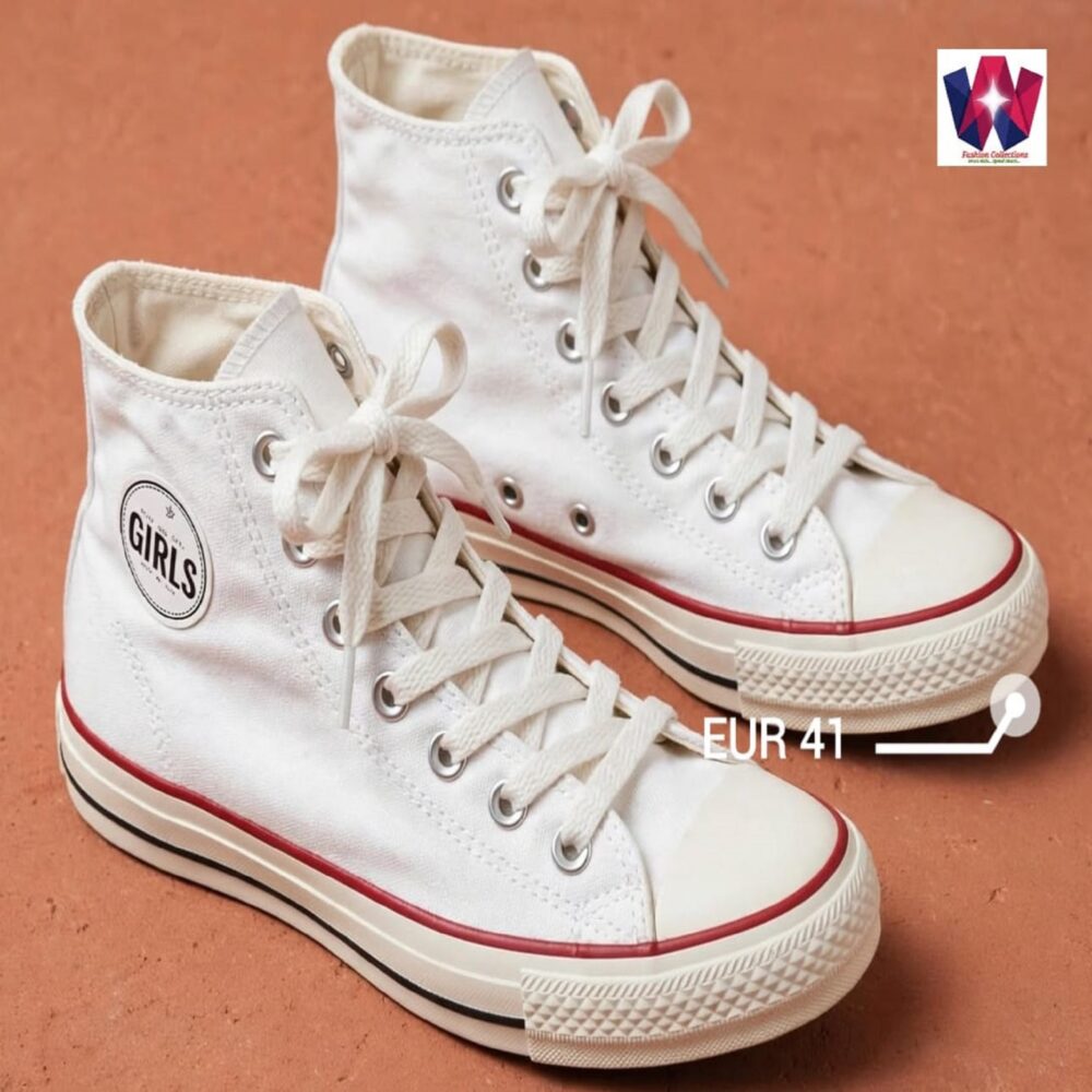 All-Stars White High-Top Canvas Sneakers