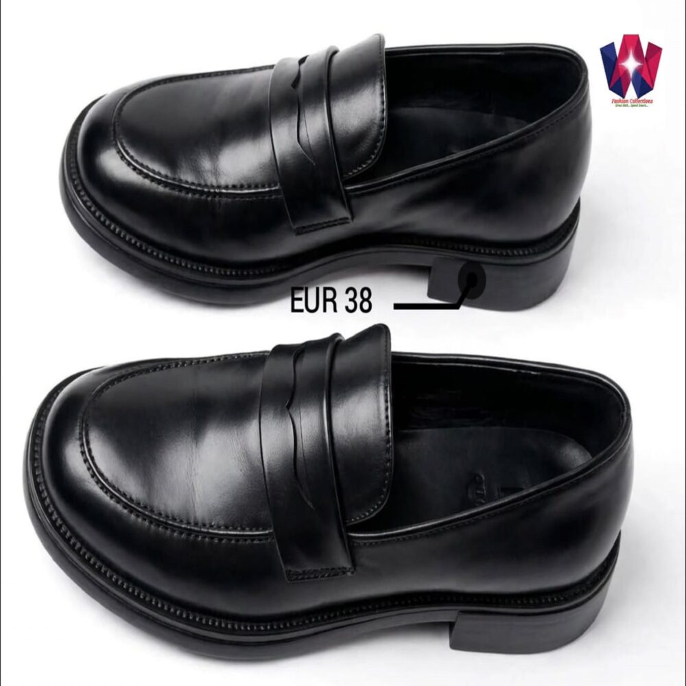 Men’s Classic Black Penny Loafers
