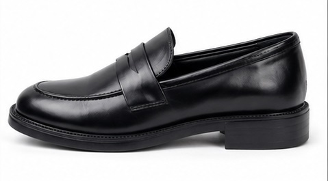 Men’s Classic Black Penny Loafers - Image 2