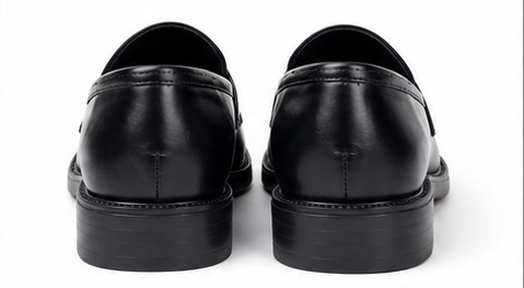 Men’s Classic Black Penny Loafers - Image 3