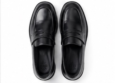 Men’s Classic Black Penny Loafers - Image 5