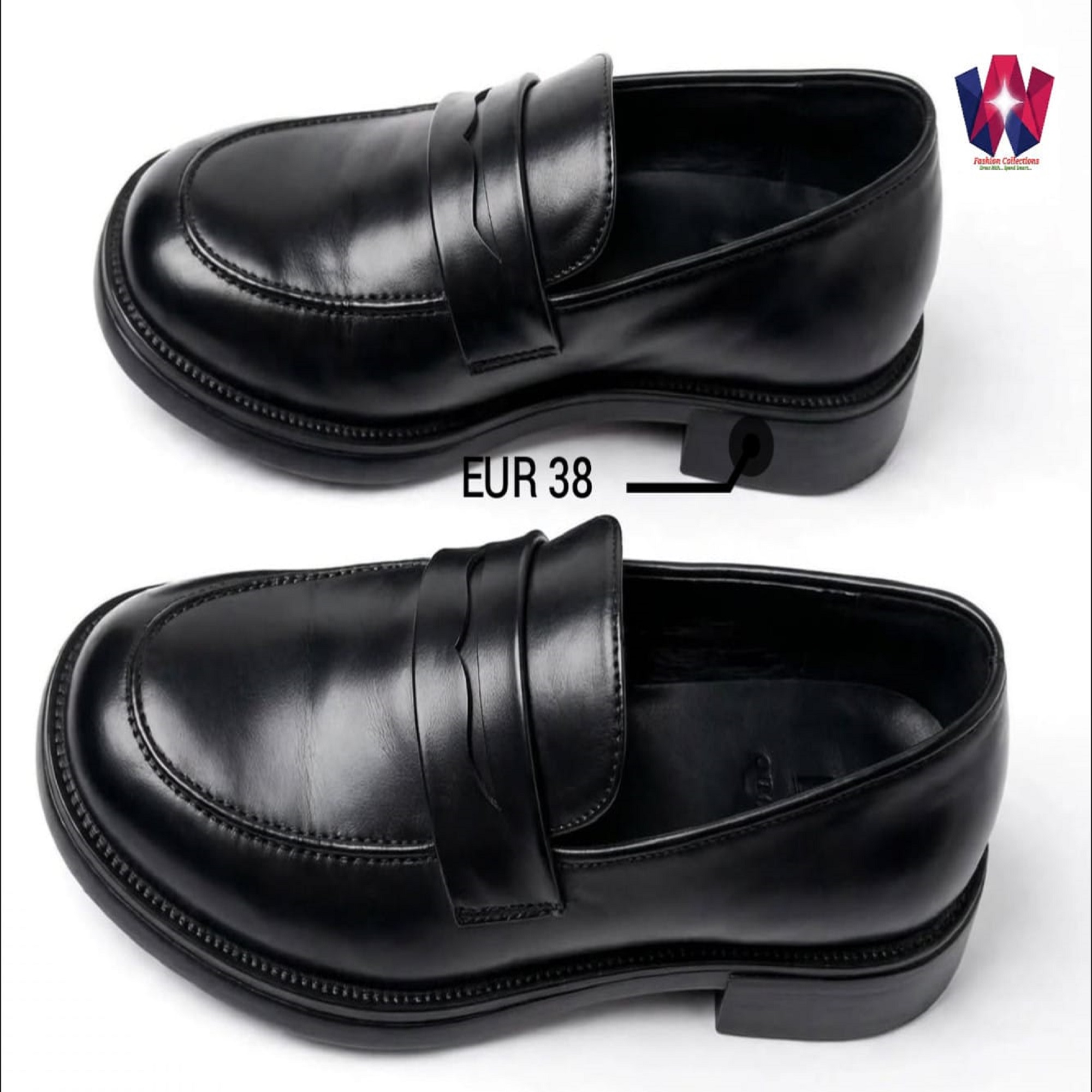 Men’s Classic Black Penny Loafers