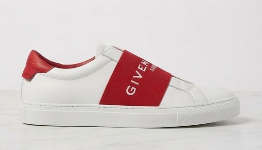 Givenchy-Inspired Logo Band Slip-On Sneakers - Image 2