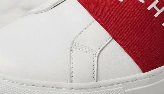 Givenchy-Inspired Logo Band Slip-On Sneakers - Image 4