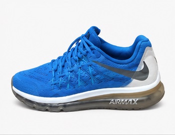 Blue Breathable Air-Cushioned Running Sneakers - Image 2