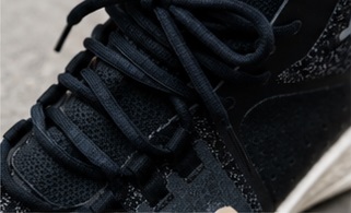 Black & Beige High-Top Knit Sneakers - Image 4