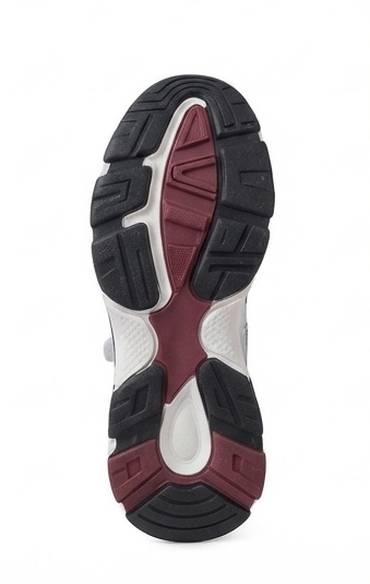 Silver and White Takanis Athletic Platform Sneakers - Image 6