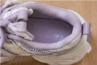 Lavender & White Chunky Mesh Sneakers - Image 6
